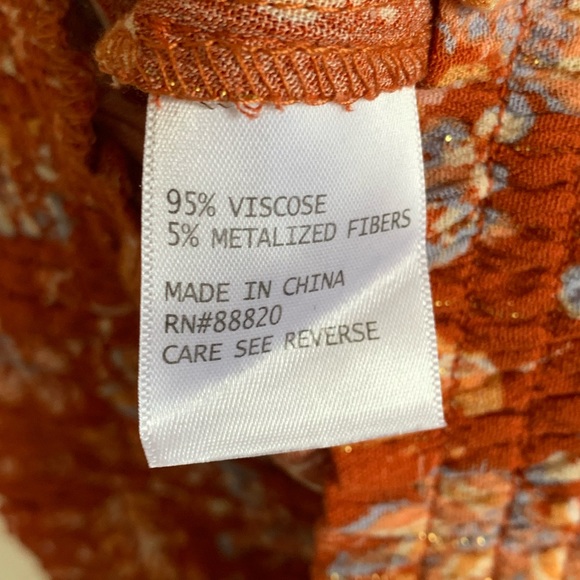 Boho Off The Shoulder Rachel Zoe Top 🌴 - Picture 4 of 7